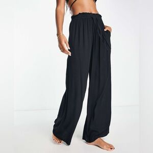 NWT Iisla & Bird beach drawstring pants in black Sz 10